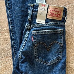 Levi's Men's Dark Blue Straight Jeans